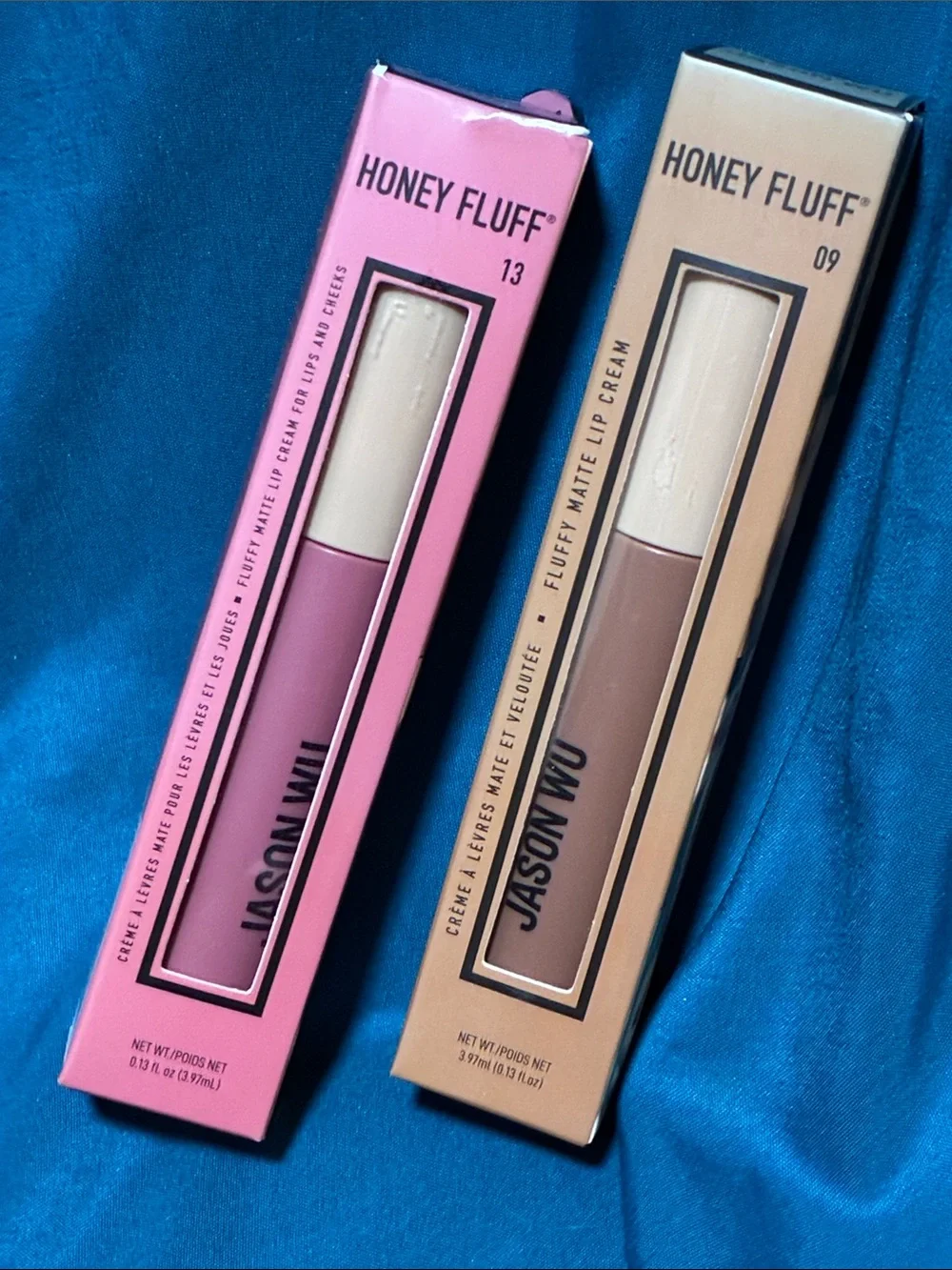 Jason Wu Honey Fluff Matte Lip Cream Duo — 13 Mauve Pink & 09 Nudist